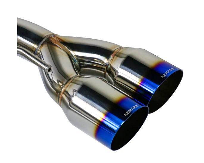 Remark Sports Touring Cat Back Exhaust Burnt SS Non-Resonated Subaru WRX 11-14 / STI 2008-2014 Hatchback | RK-C2076S-02TN