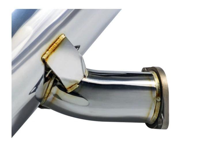 Remark Sports Touring Cat Back Exhaust SS Quad Tips Non Resonated Subaru WRX 11-14 / STI 2008-2014 Hatchback | RK-C2076S-02N