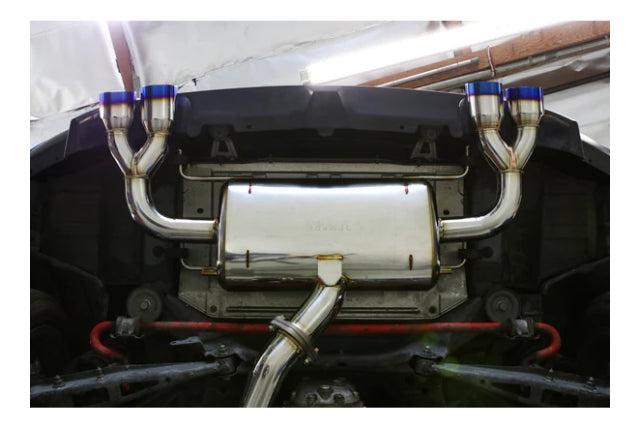 Remark Sports Touring Cat Back Exhaust SS Quad Tips Non Resonated Subaru WRX 11-14 / STI 2008-2014 Hatchback | RK-C2076S-02N