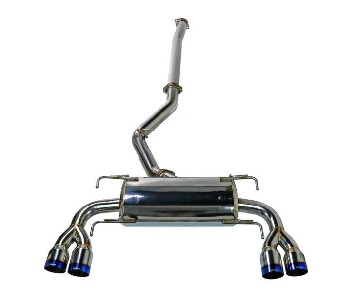 Remark Sports Touring Cat Back Exhaust Burnt SS Non-Resonated Subaru WRX 11-14 / STI 2008-2014 Hatchback | RK-C2076S-02TN
