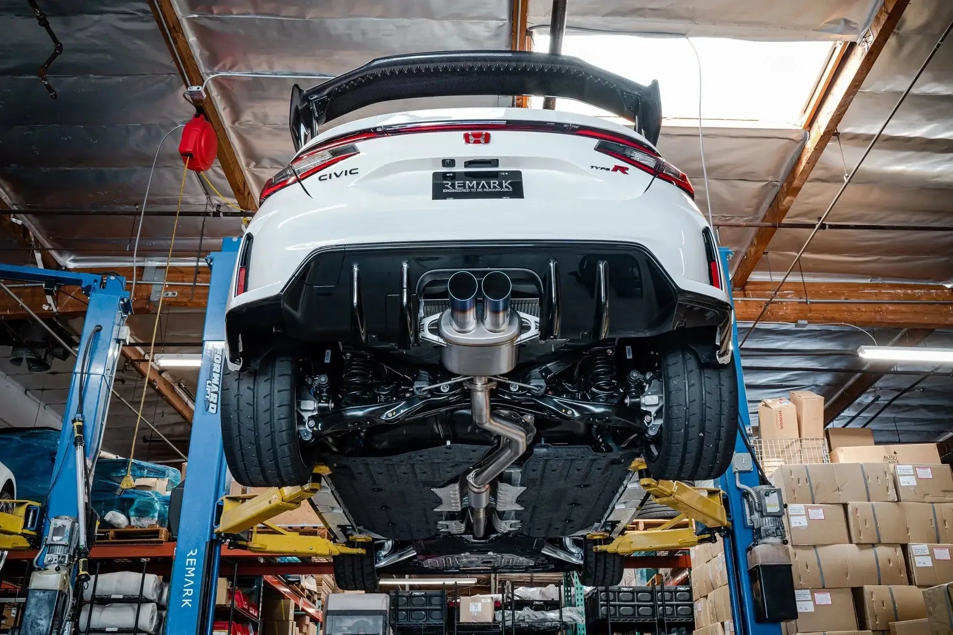 Remark Sports Touring Catback Titanium Exhaust/SUS304 Front Pipe Honda Civic Type R 2023-2025 | RK-C2076H-09TS