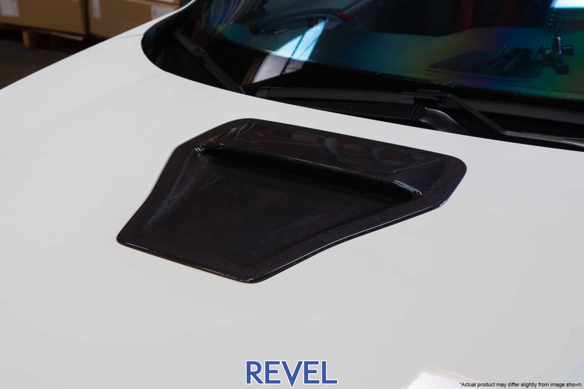 Revel GT Dry Carbon Engine Hood Scoop Cover 1 Piece Honda Civic Type-R 2017-2018 | TR4GT0AH10
