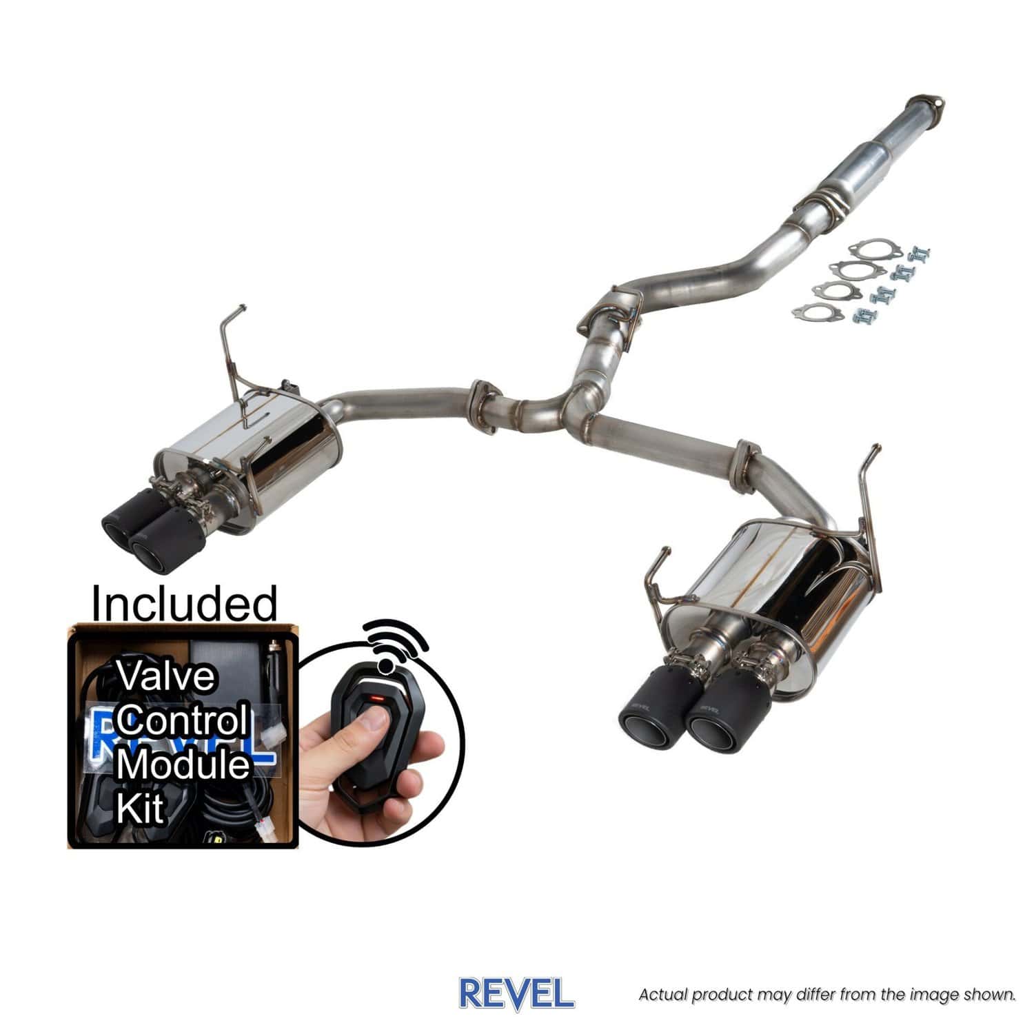 Revel Medallion Touring Premier Carbon Fiber Tips Cat Back Exhaust Subaru WRX / STI 2015-2021 | T71188C