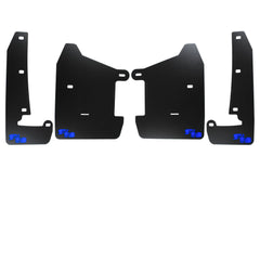 RokBlokz Original Rally Mud Flaps Black Flaps with Blue Logo Subaru WRX 2022-2026 | S-VB-O-BLK/BLU