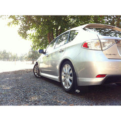 RokBlokz Original Rally Mud Flaps Black Flaps/Red Logo 08-10 WRX / 08-11 Impreza
