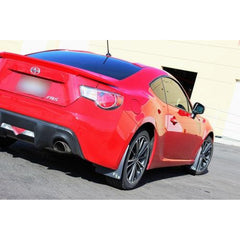 RokBlokz Original Rally Mud Flaps Black Flaps/Red Logo Subaru BRZ / Scion FR-S 13-16