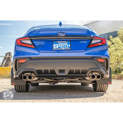 RokBlokz Original Rally Mud Flaps Blue Flaps w/ White Logo Subaru WRX 22-26 | S-VB-O-DBL/WHT