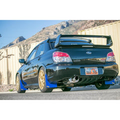 RokBlokz Original Rally Mud Flaps Lime Green Flaps/Black Logo WRX / STI 02-07
