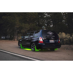 RokBlokz Original Rally Mud Flaps Red Flaps/Black Logo Subaru Forester 2003-2008