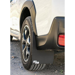 RokBlokz Original Rally Mud Flaps Red Flaps/White Logo Subaru Crosstrek 18-23 | R18CROSSTREKRED/WHT