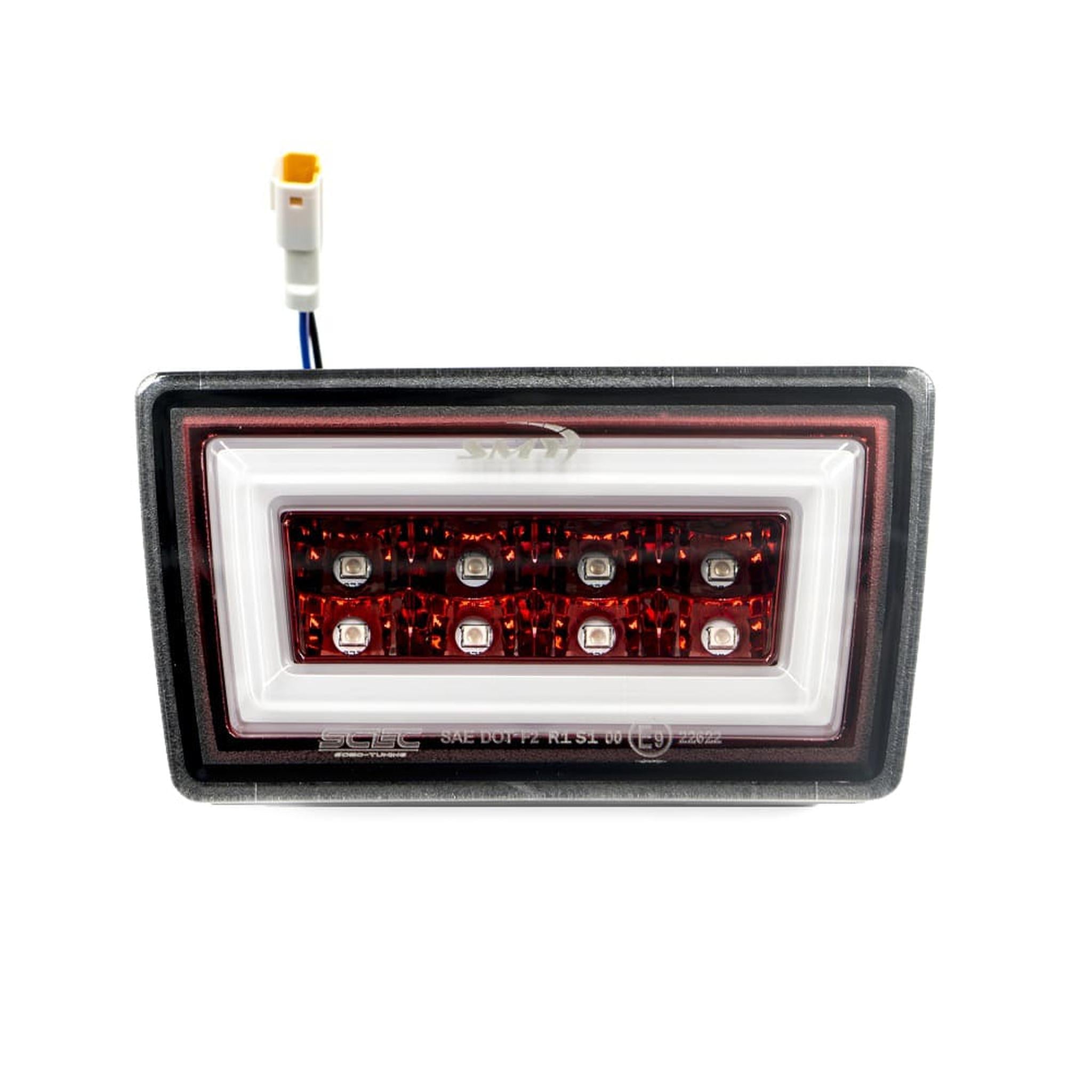 SMY F1 V3 Hyperflash Rear Brake Light (RBL) Red w/ DRL White Light Bar Subaru WRX / STI 2015-2020