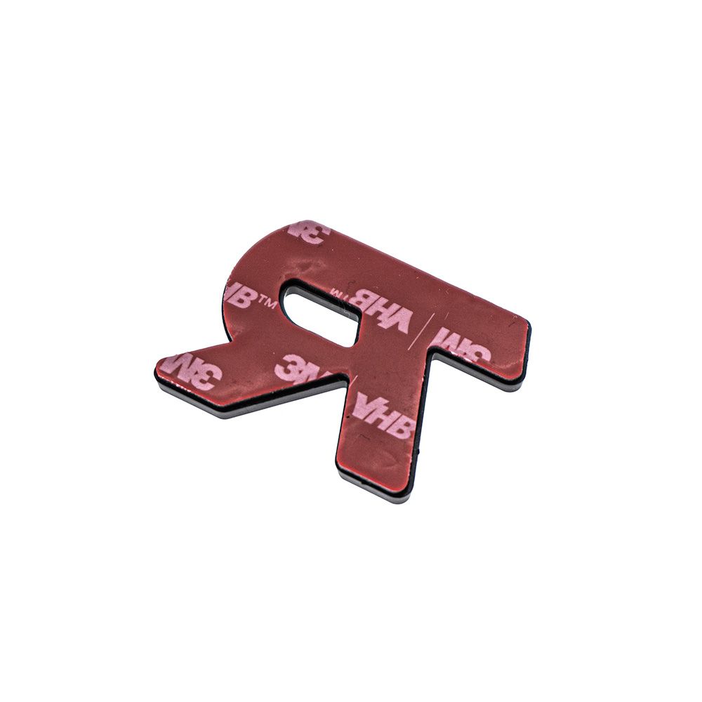 SMY Subaru TR "Tuner Ready" Trunk Badge Black / Red WRX 2022-2026 | SMY-EMB-TR2