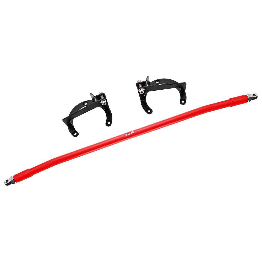 SMY TallBoy Front Strut Bar Wrinkle Red WRX / STI 2015-2021 | SMY-SUS-TWRVA