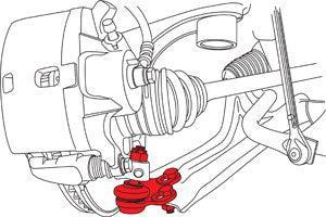 SPC Performance Front Adjustable Lower Ball Joint (+1.0 deg) Honda Civic 2016-2025 | 67382