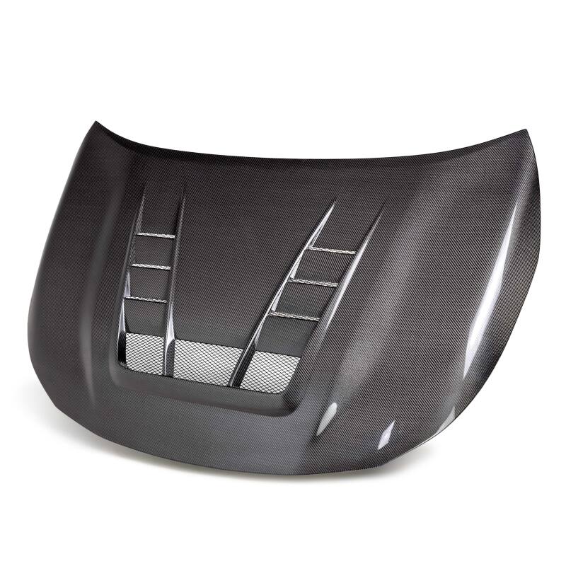 Seibon 23-25 Toyota Corolla GR TV-Style Double-Sided Carbon Fiber Hood | HD23TYGRCOR-TV-DS