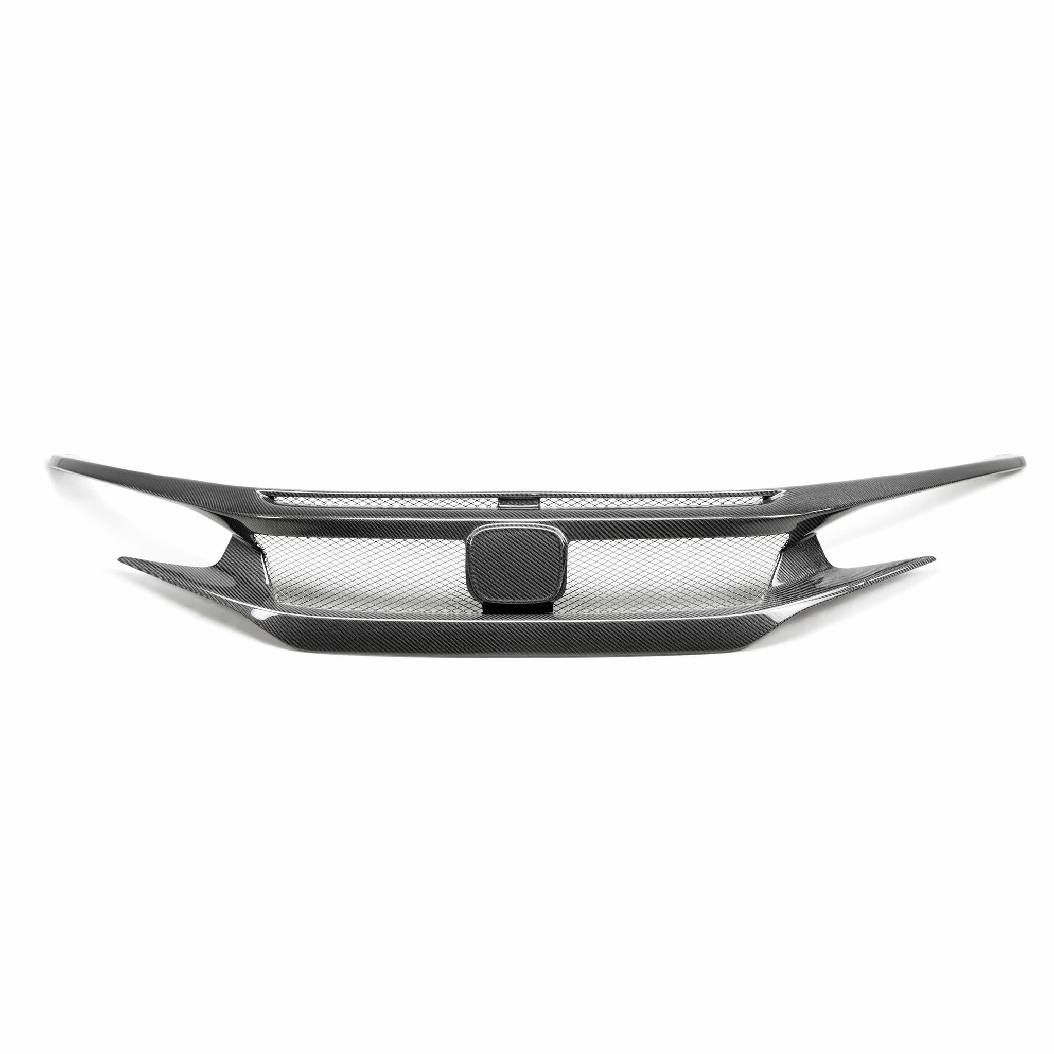 Seibon CV-Style Carbon Fiber Front Grille Honda Civic Type R 2017-2021 | FG17HDCVR-CV