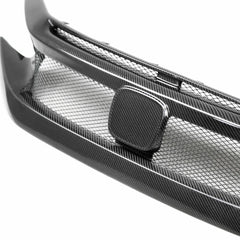 Seibon CV-Style Carbon Fiber Front Grille Honda Civic Type R 2017-2021 | FG17HDCVR-CV