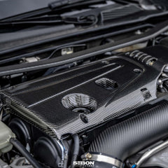 Seibon Carbon Fiber Engine Cover Honda Civic Type R 2017-2025 | EC17HDCVR