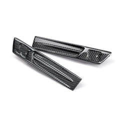 Seibon Carbon Fiber Fender Duct Logos (Pair) Nissan GT-R 2009-2014 | FDL0910NSGTR