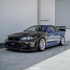 Seibon Carbon Fiber Fender Pair Nissan Skyline R34 1999-2001 | FF9901NSR34-NSM