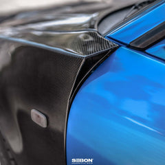 Seibon Carbon Fiber Fender Pair Nissan Skyline R34 1999-2001 | FF9901NSR34-NSM