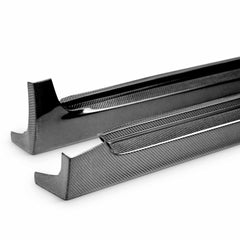 Seibon Carbon Fiber OEM Side Skirts Subaru WRX / STI 2008-2014 | SS0809SBIMPSTI-OE