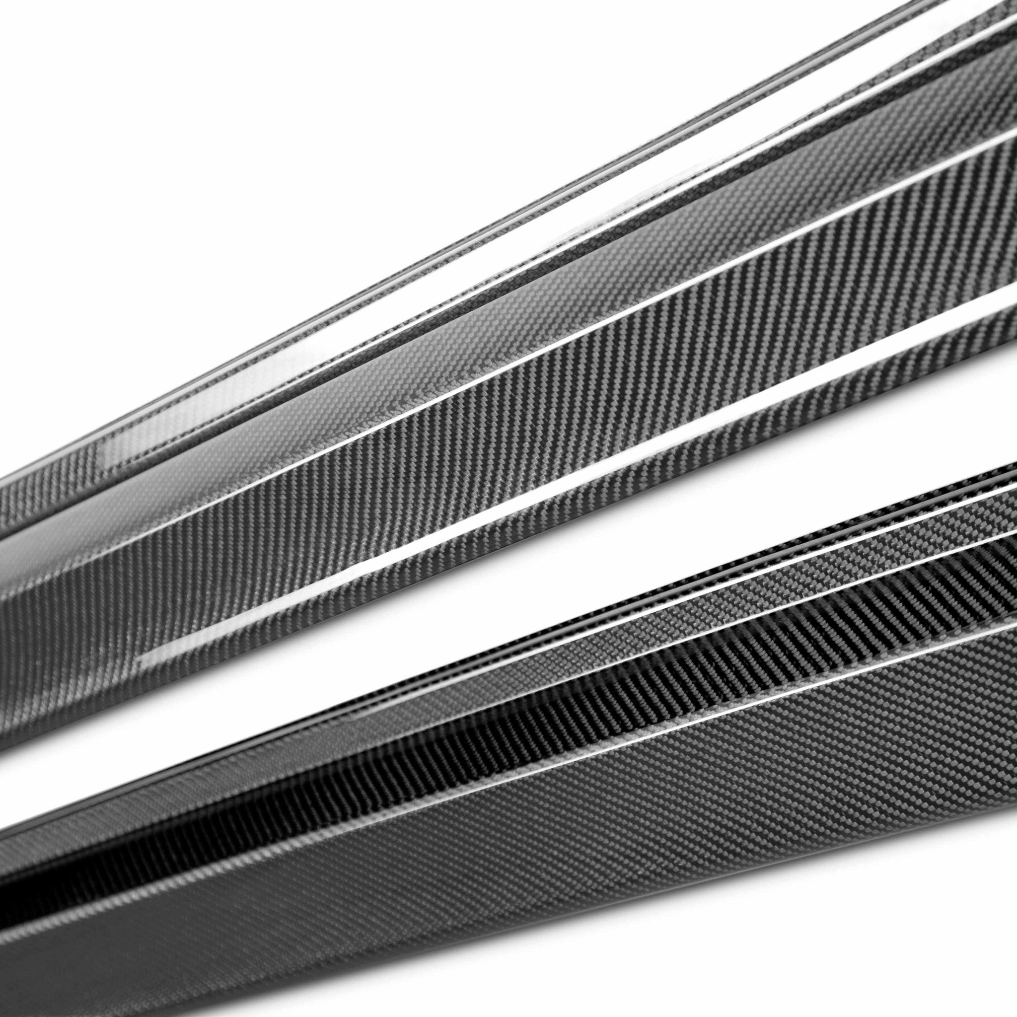 Seibon Carbon Fiber OEM Side Skirts Subaru WRX / STI 2008-2014 | SS0809SBIMPSTI-OE