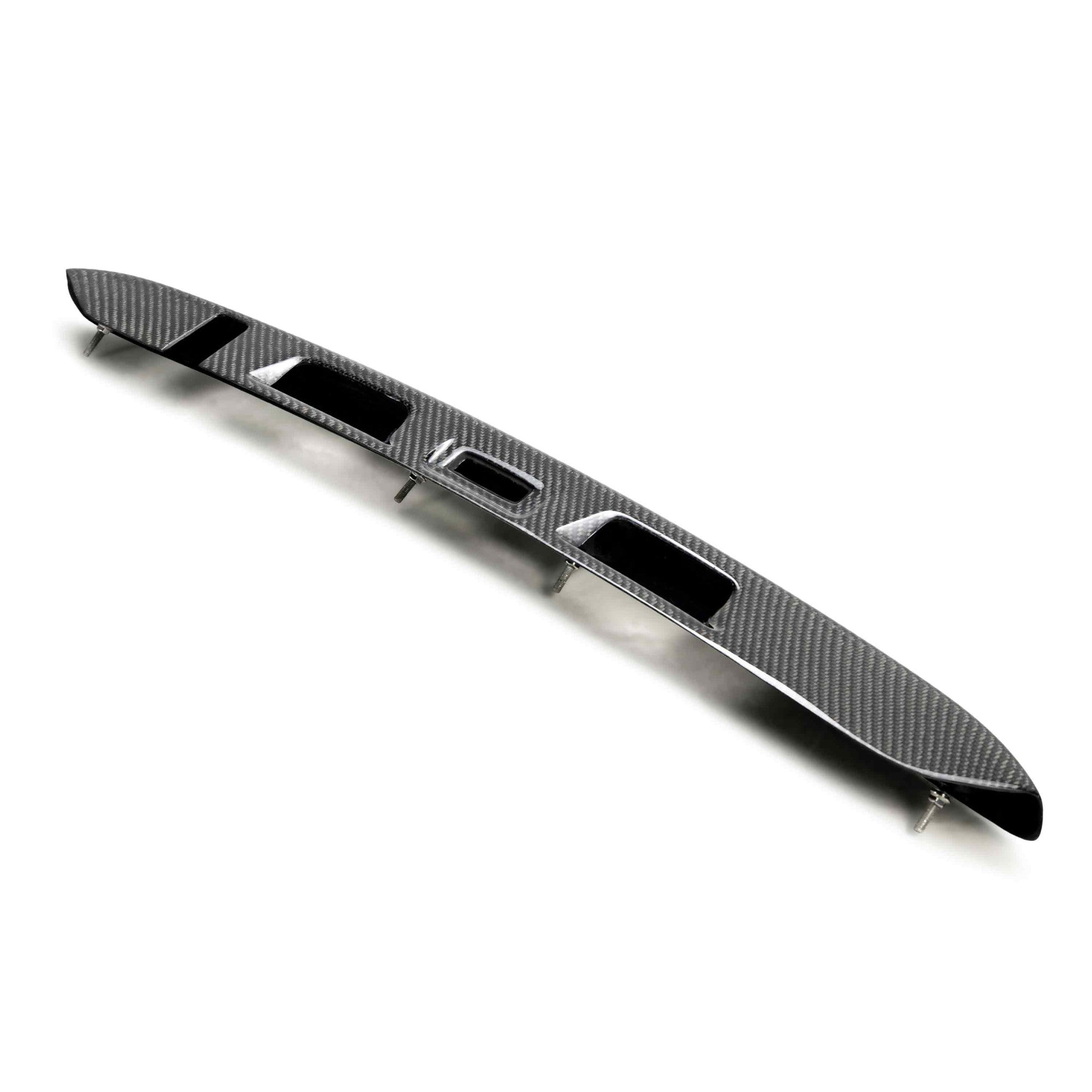 Seibon Carbon Fiber Rear Fin Trunk Garnish w/ Cut Out For Trunk Release Subaru WRX / STI 2015-2021 | RG15SBIMP-C