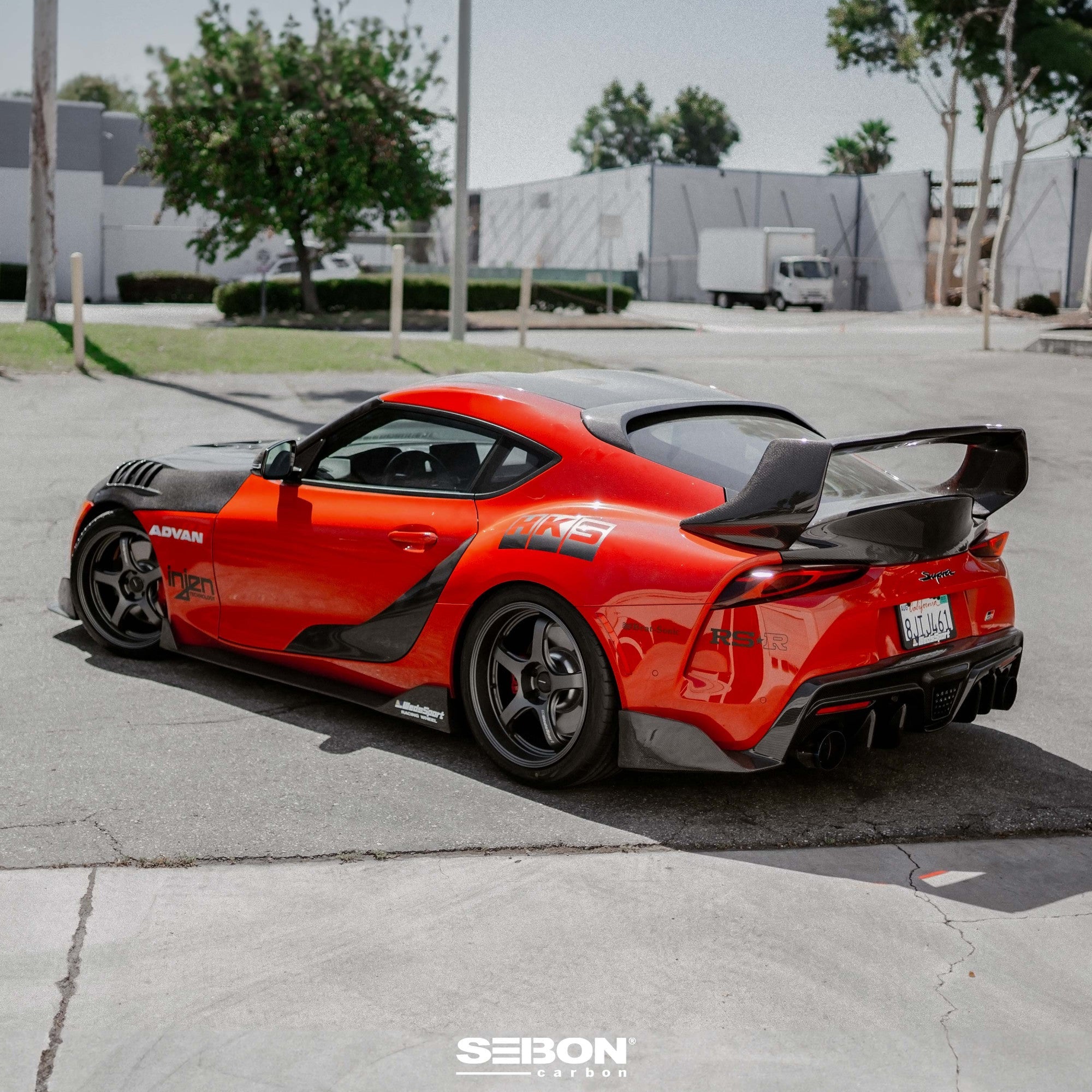 Seibon Carbon Fiber Rear Roof Spoiler Toyota Supra 2020-2024 | RRS20TYSUP