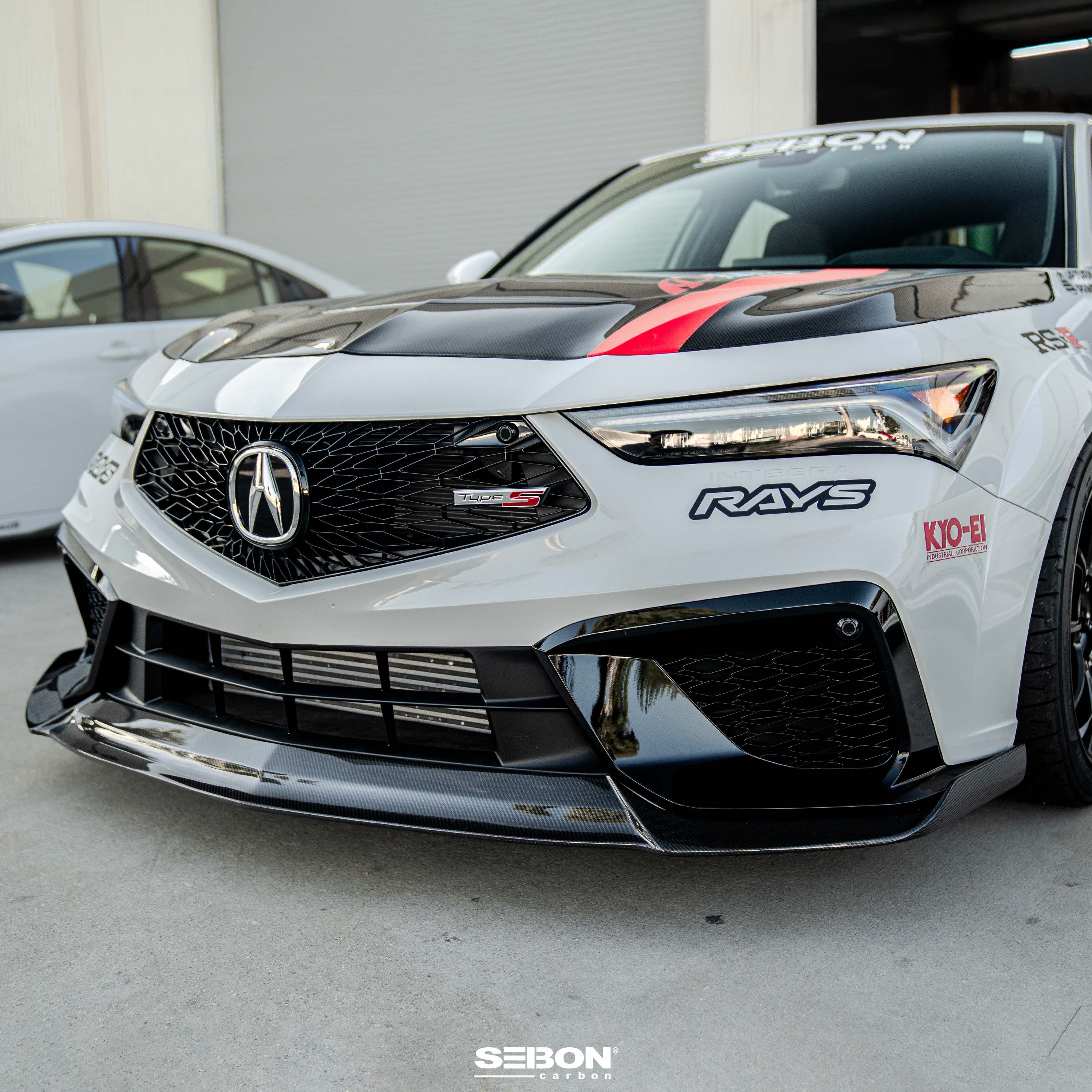 Seibon MB-Style Carbon Fiber Front Lip Acura Integra Type S 2024-2026 | FL24ACINS-MB