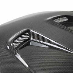 Seibon MR-Style Carbon Fiber Hood Honda Civic Coupe/Sedan/Hatchback 2016-2021 | HD16HDCV-MR