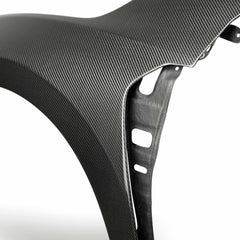 Seibon OE-Style Gloss Carbon Fiber Front Fenders Honda Civic Type R 2017-2021 | FF17HDCVR-OE