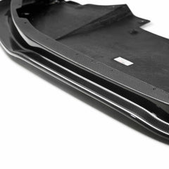 Seibon SS Style Carbon Fiber Front Lip Spoiler Nissan GTR 2009-2011 | FL0910NSGTR-SS