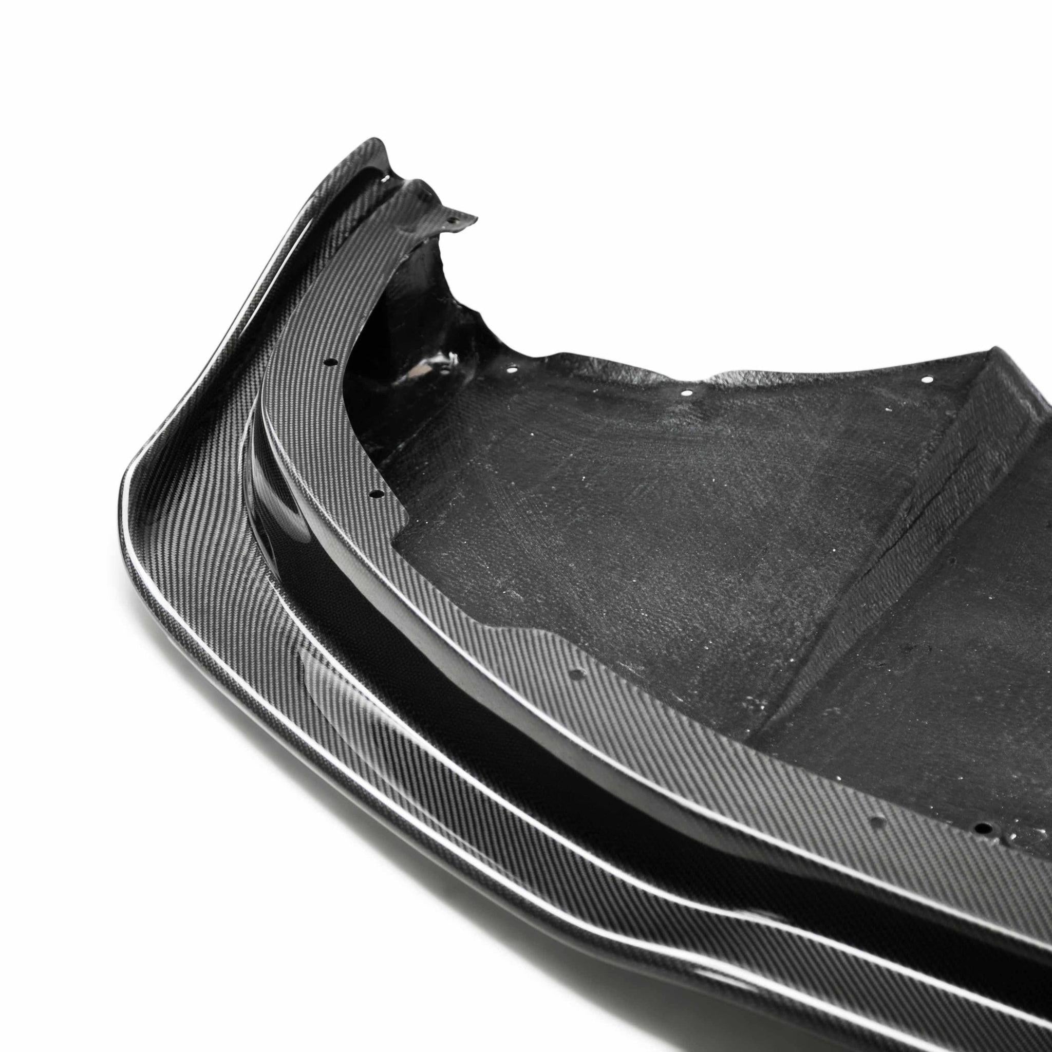 Seibon SS Style Carbon Fiber Front Lip Spoiler Nissan GTR 2009-2011 | FL0910NSGTR-SS