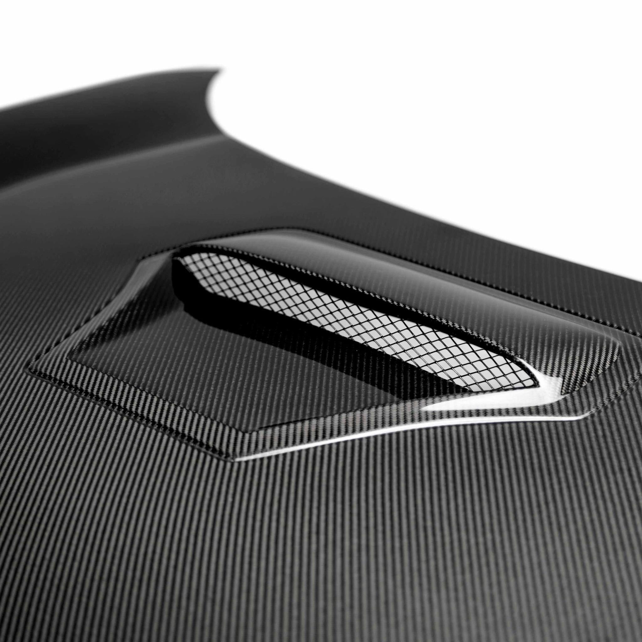 Seibon TR Style Carbon Fiber Hood Honda Civic Coupe/Sedan/Hatchback 2016-2021 | HD16HDCV-TR