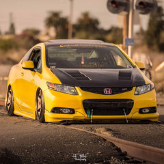 Seibon TS-Style Carbon Fiber Hood Honda Civic Coupe 2012-2013 | HD1213HDCV2D-TS
