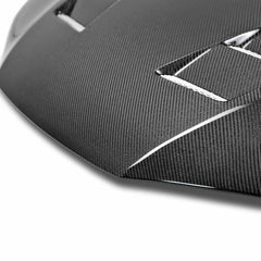 Seibon TS-Style Carbon Fiber Hood Honda Civic Coupe 2014-2015 | HD14HDCV2D-TS