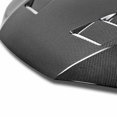 Seibon TS-Style Carbon Fiber Hood Honda Civic Coupe 2014-2015 | HD14HDCV2D-TS