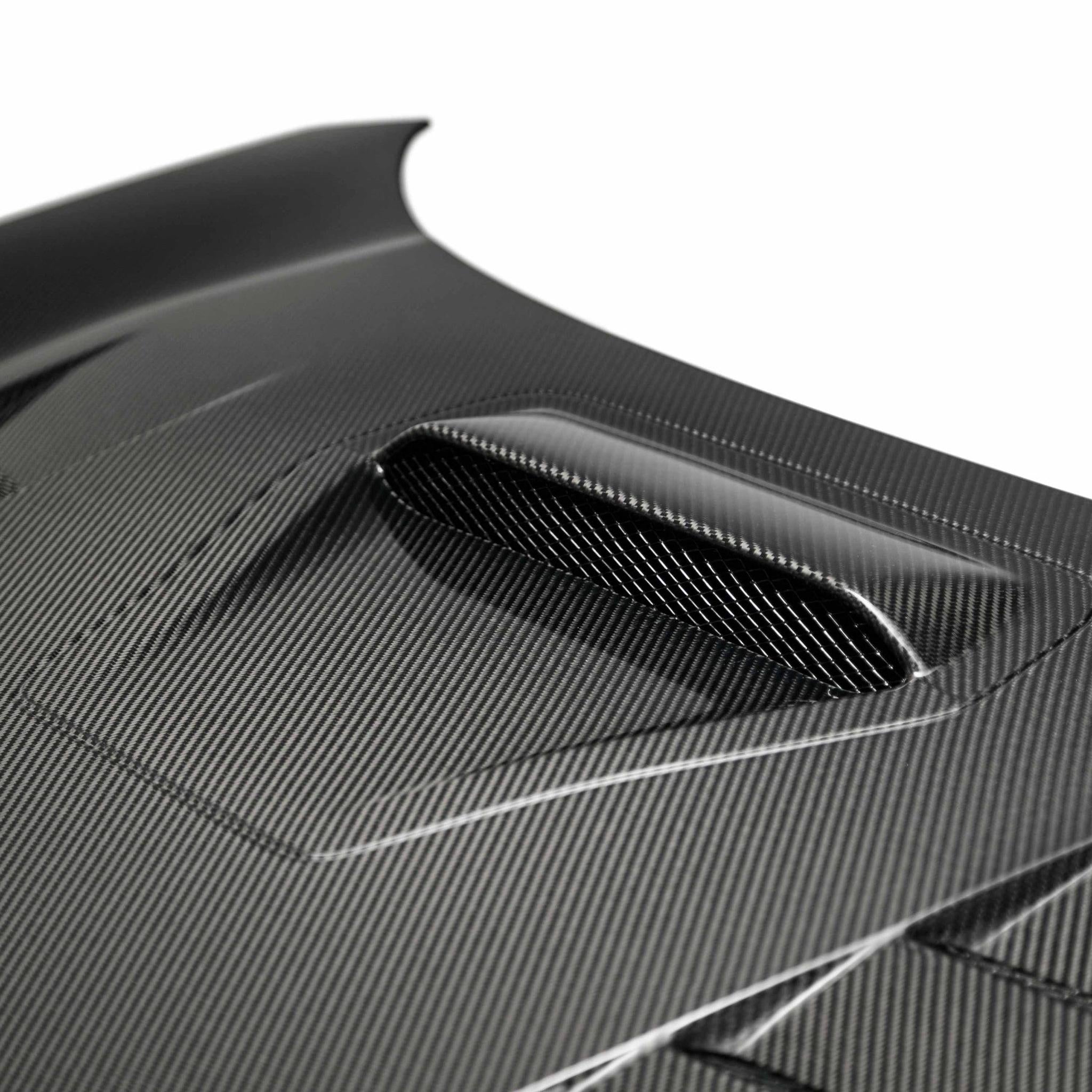 Seibon TS-Style Carbon Fiber Hood Honda Civic Type R 2017-2021 | HD17HDCVR-TS