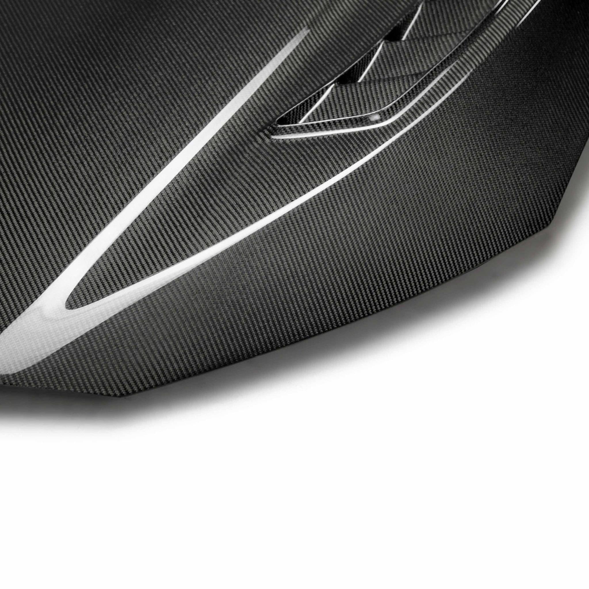 Seibon TSII Style Carbon Fiber Hood Honda Civic Type R 2017-2021 | HD17HDCVR-TSII