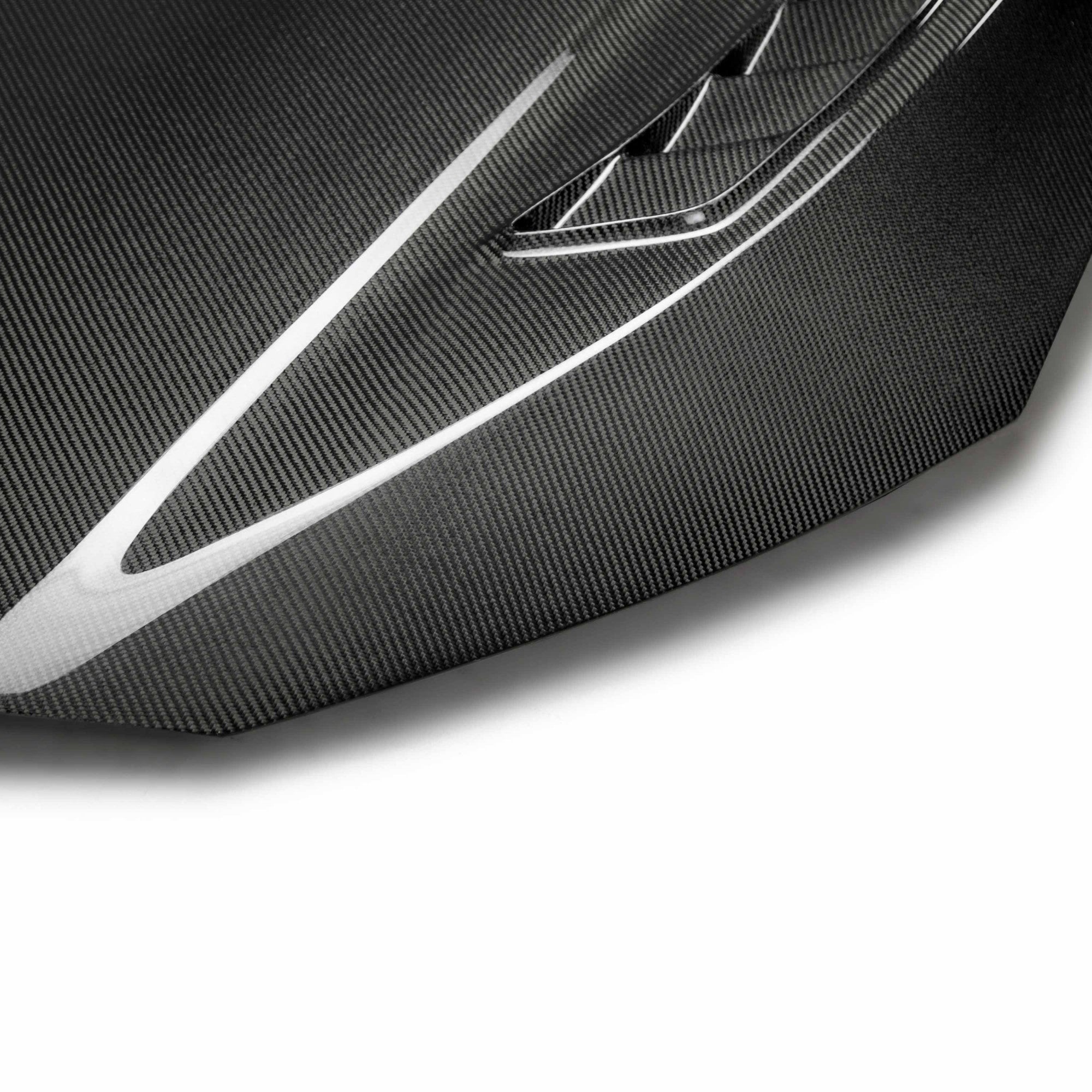 Seibon TSII Style Carbon Fiber Hood Honda Civic Type R 2017-2021 | HD17HDCVR-TSII