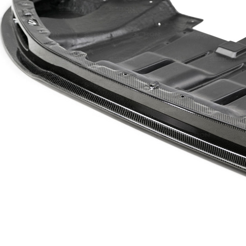 Seibon VS Style Carbon Fiber Front Lip Nissan GT-R 2009-2011 | FL0910NSGTR-VS