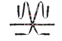 Sparco Belt H-2 PD 6-Point 2in Harness - Black | BRN0002B0K0100N