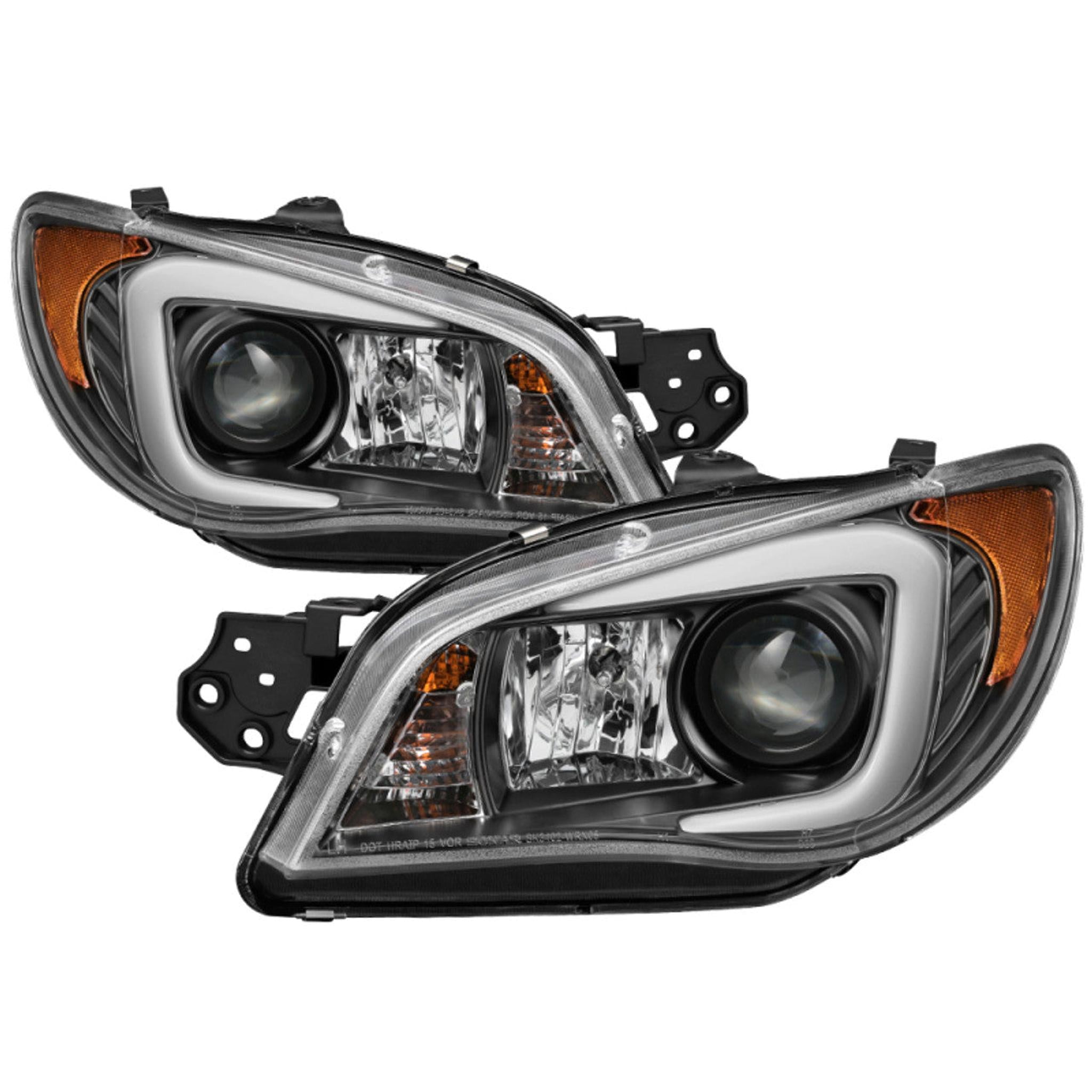 Spyder Projector Headlights Halogen Only Black PRO-YD-SWRX06-LBDRL-BK Subaru WRX 2006-2007 | 5083920