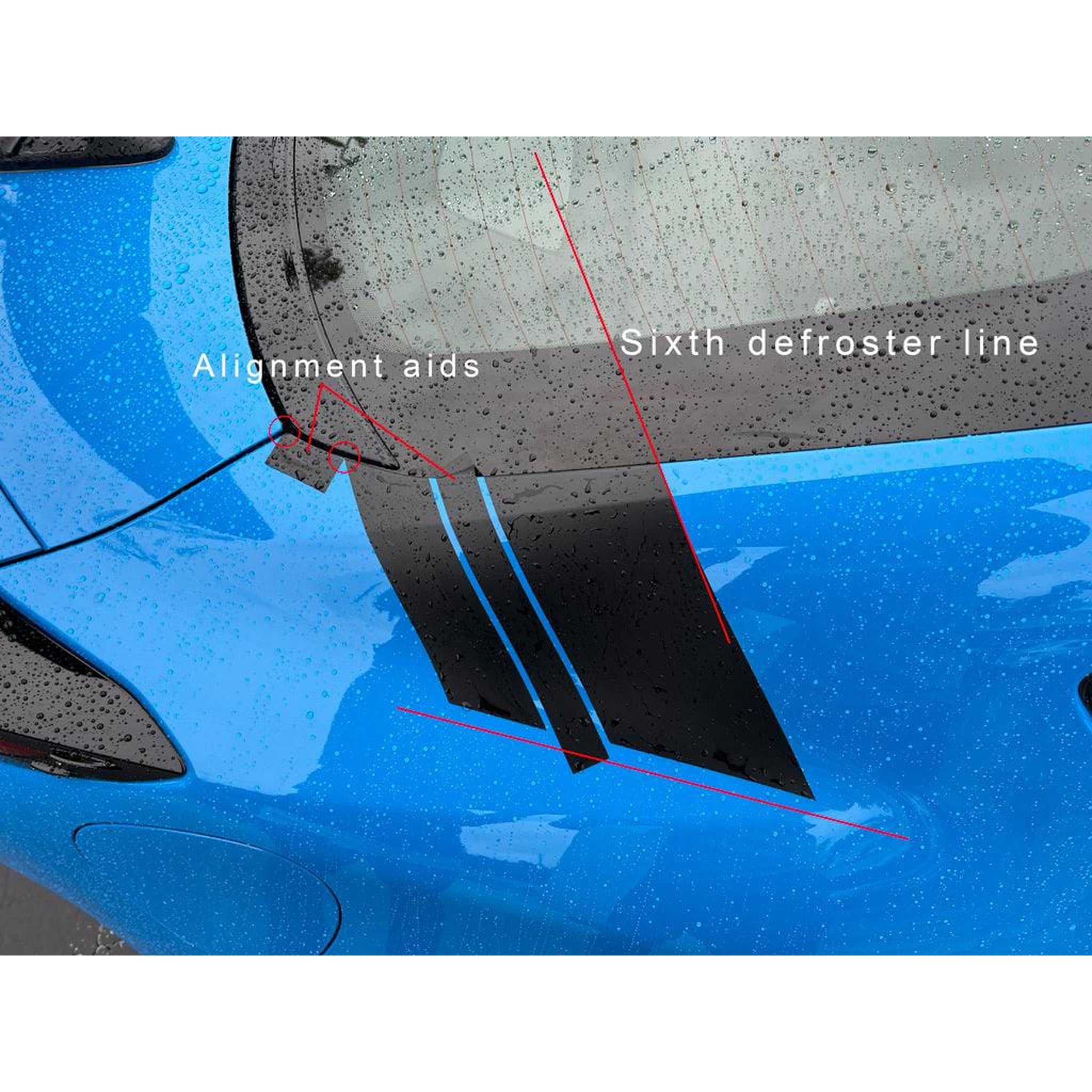 Sticker Fab 2024 Special Edition Style Rear Stripes 2022-2026 Subaru BRZ / Toyota 86