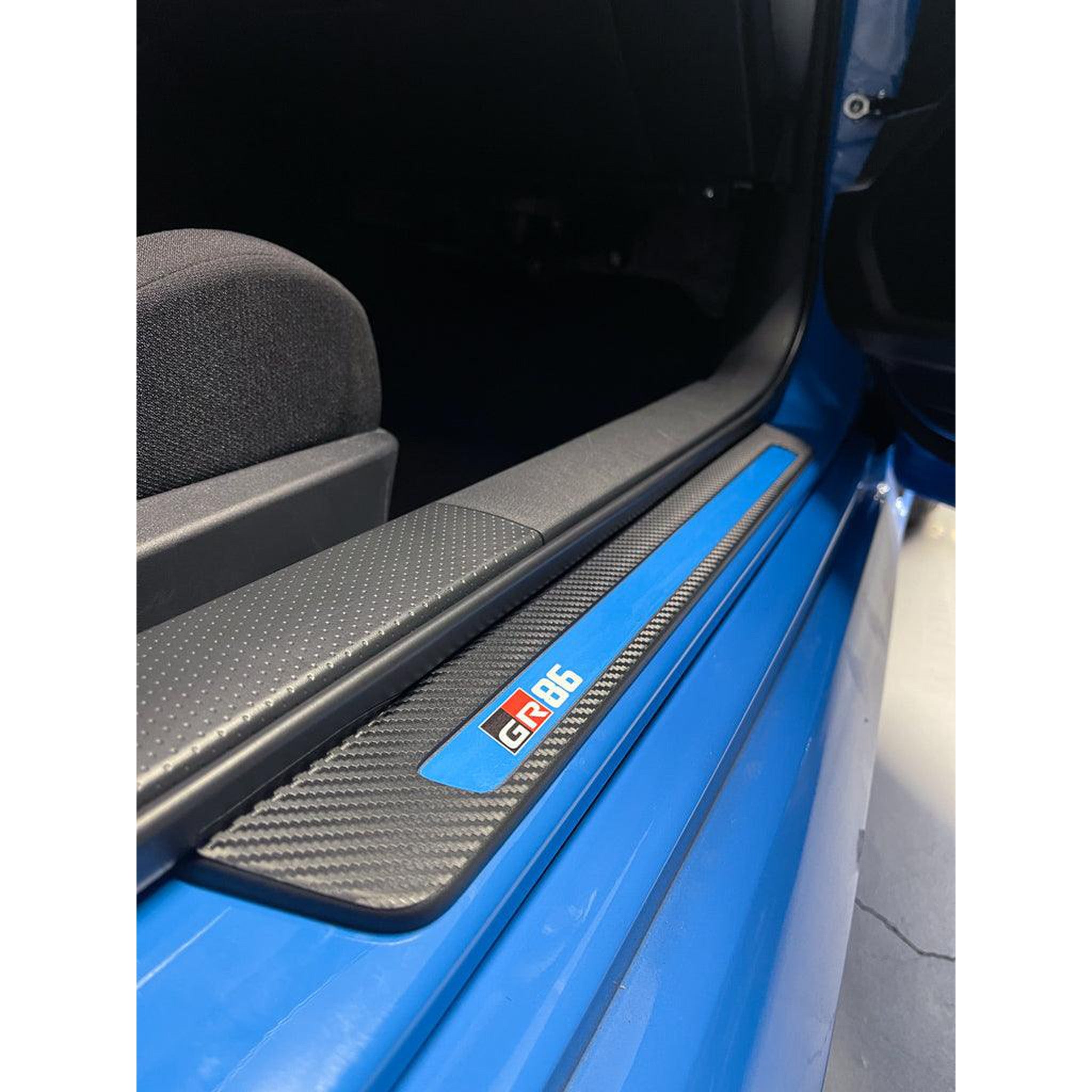 Sticker Fab 3D Carbon Door Sill Overlay Part 1 (Lower) - 2022-2026 BRZ / GR86