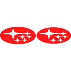 Sticker Fab Printed Series Front and Rear Emblem Overlays Subaru WRX 2022-2026