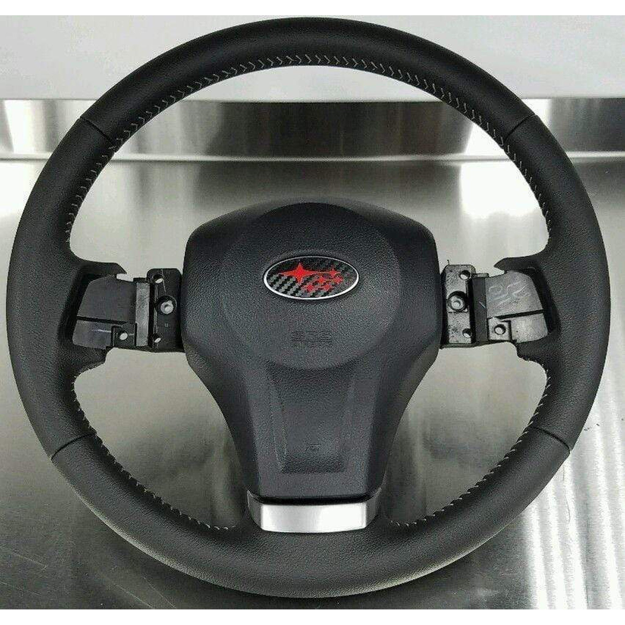 Sticker Fab Steering Wheel Emblem Overlay WRX / Crosstrek / Forester / BRZ 2005-2026