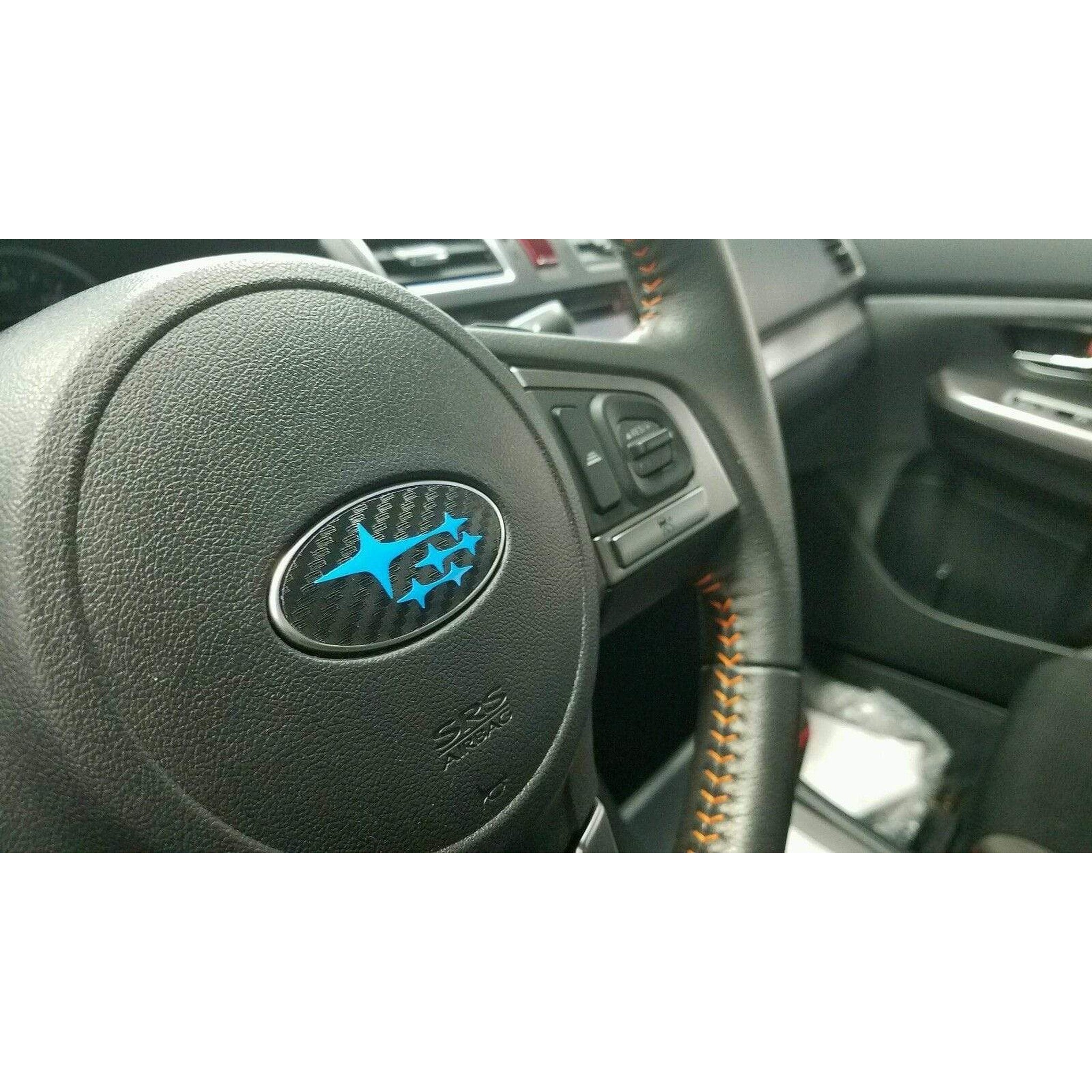 Sticker Fab Steering Wheel Emblem Overlay WRX / Crosstrek / Forester / BRZ 2005-2026