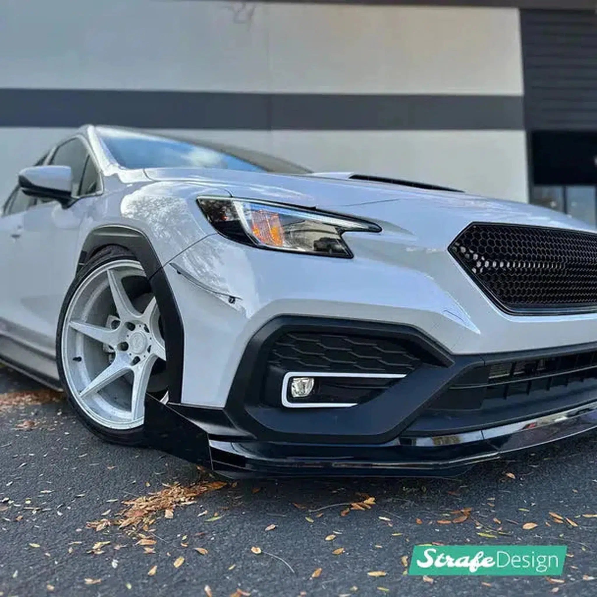 Strafe Design Subaru 2022-2026 WRX V1 Front Winglets Gloss Black | VBWRXFSWINGG